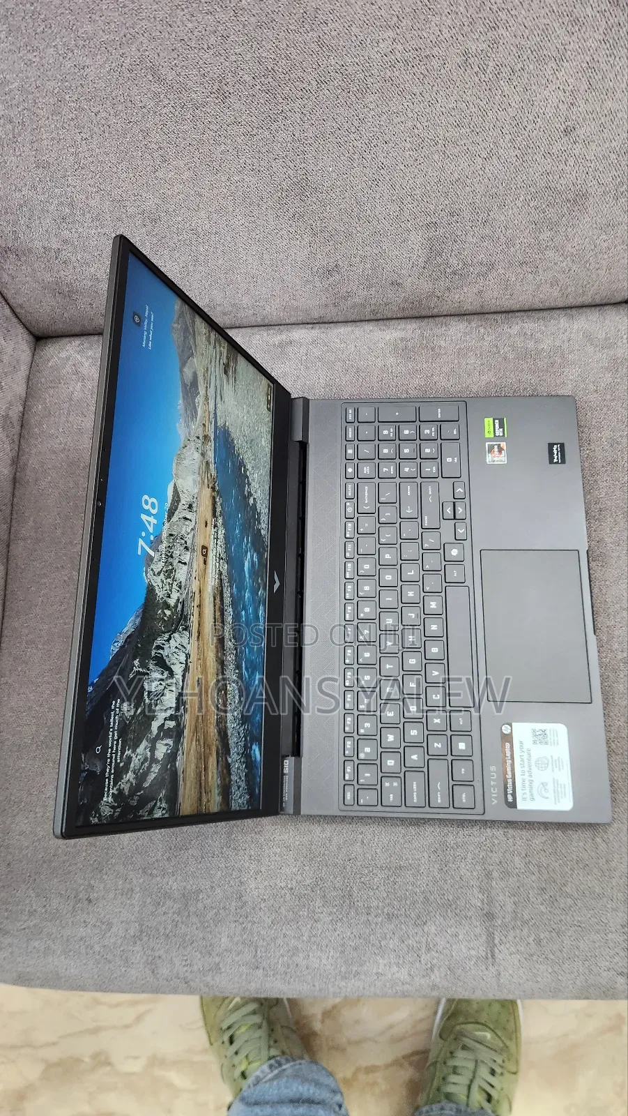 New Laptop HP Victus 16 16GB AMD Ryzen 7 SSD 1T