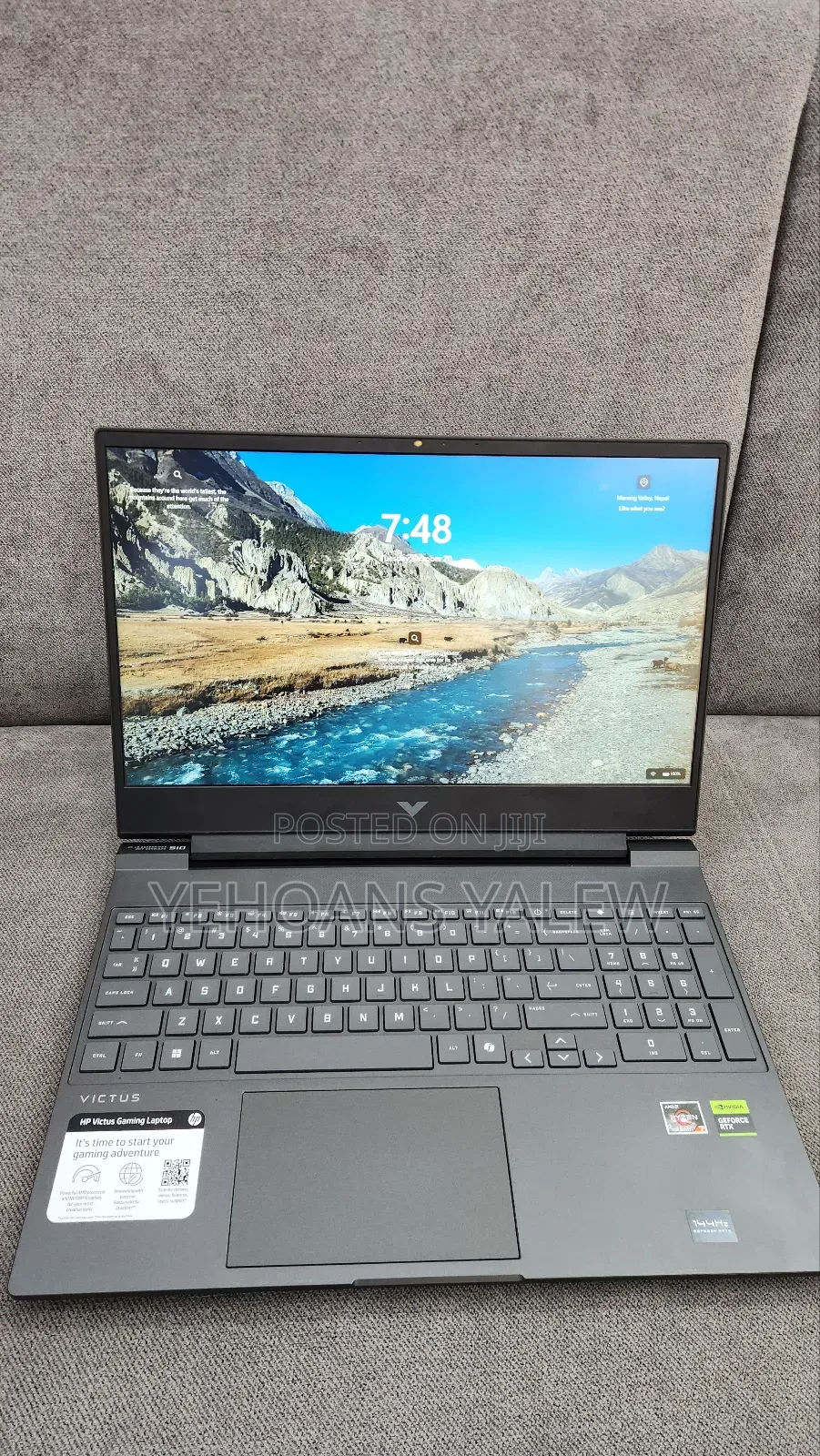 New Laptop HP Victus 16 16GB AMD Ryzen 7 SSD 1T