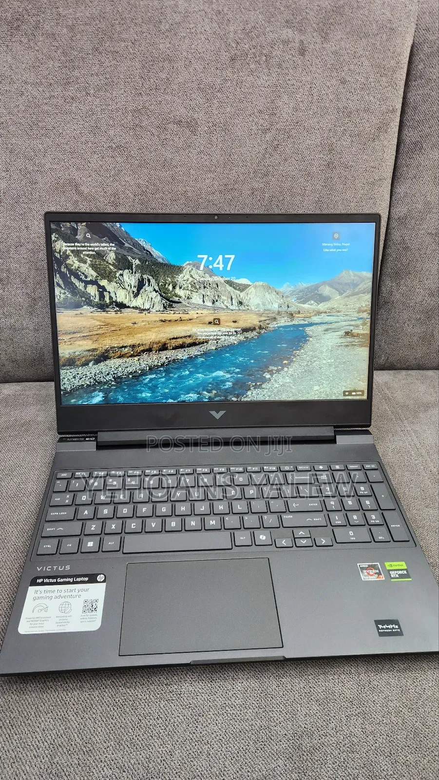 New Laptop HP Victus 16 16GB AMD Ryzen 7 SSD 1T