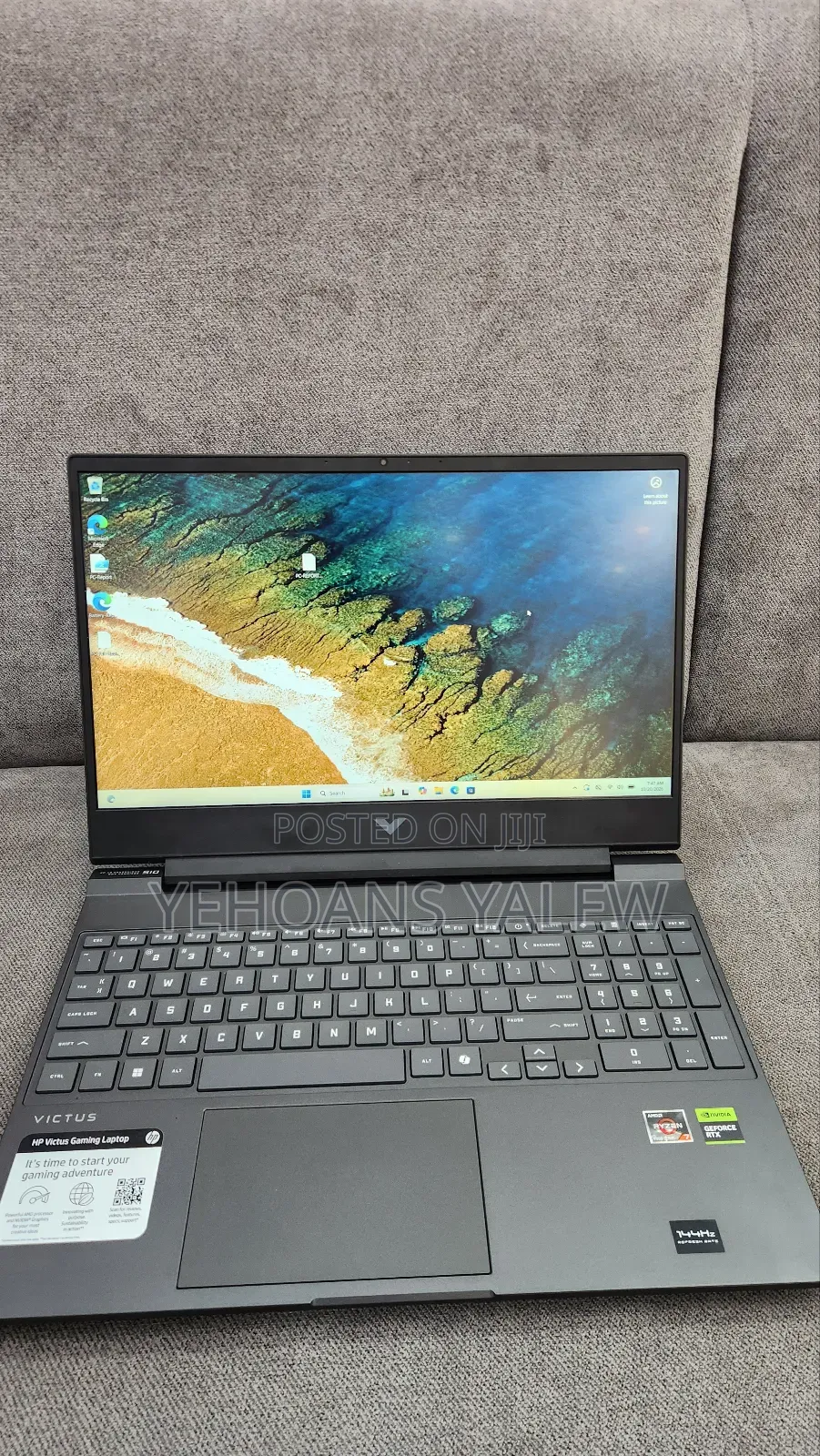 New Laptop HP Victus 16 16GB AMD Ryzen 7 SSD 1T