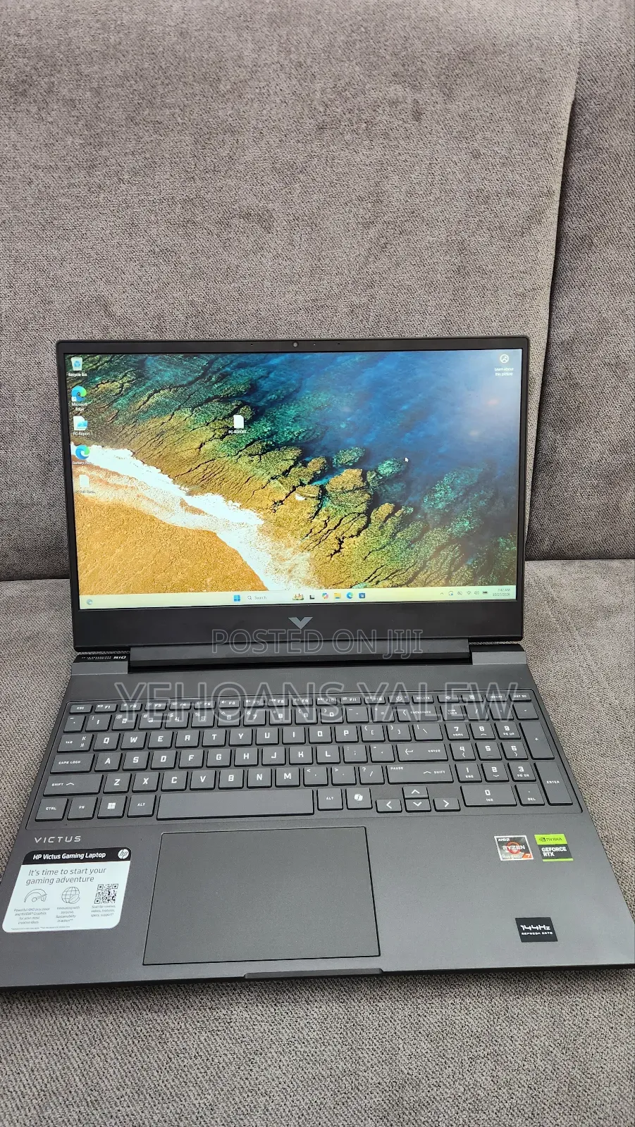 New Laptop HP Victus 16 16GB AMD Ryzen 7 SSD 1T