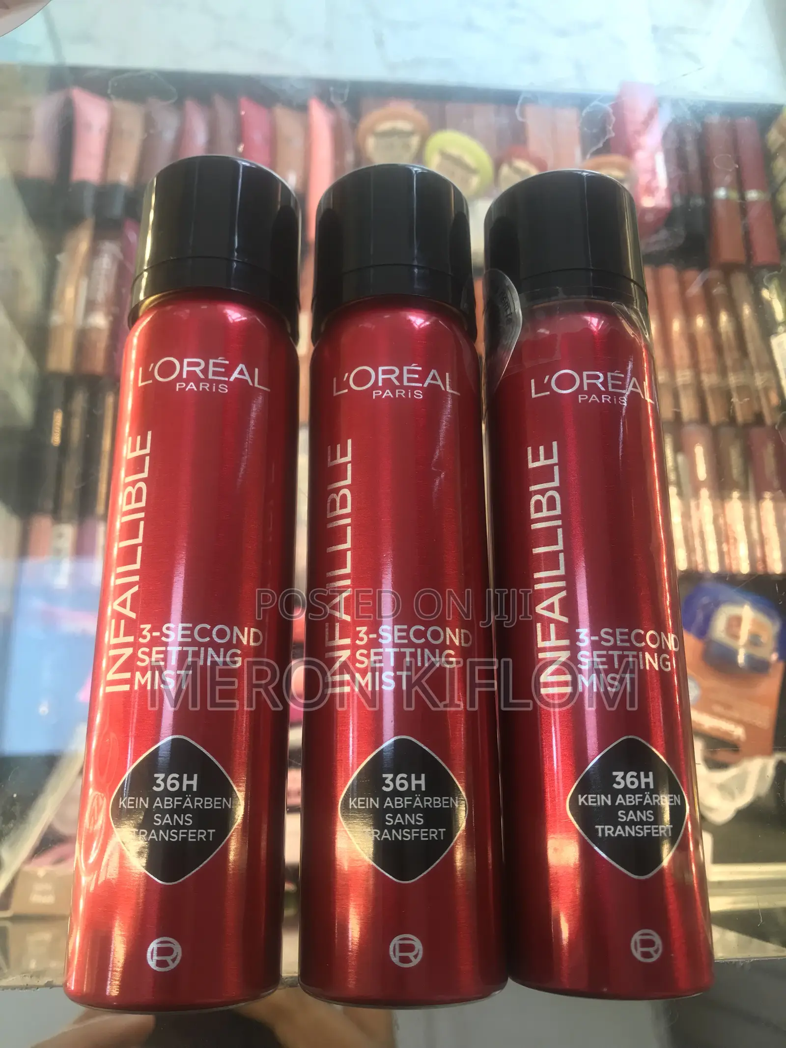 L’Oréal Paris Infallible 3-Second Setting Mist – 36H የሜካፕ መቆያ ስፕሬይ!