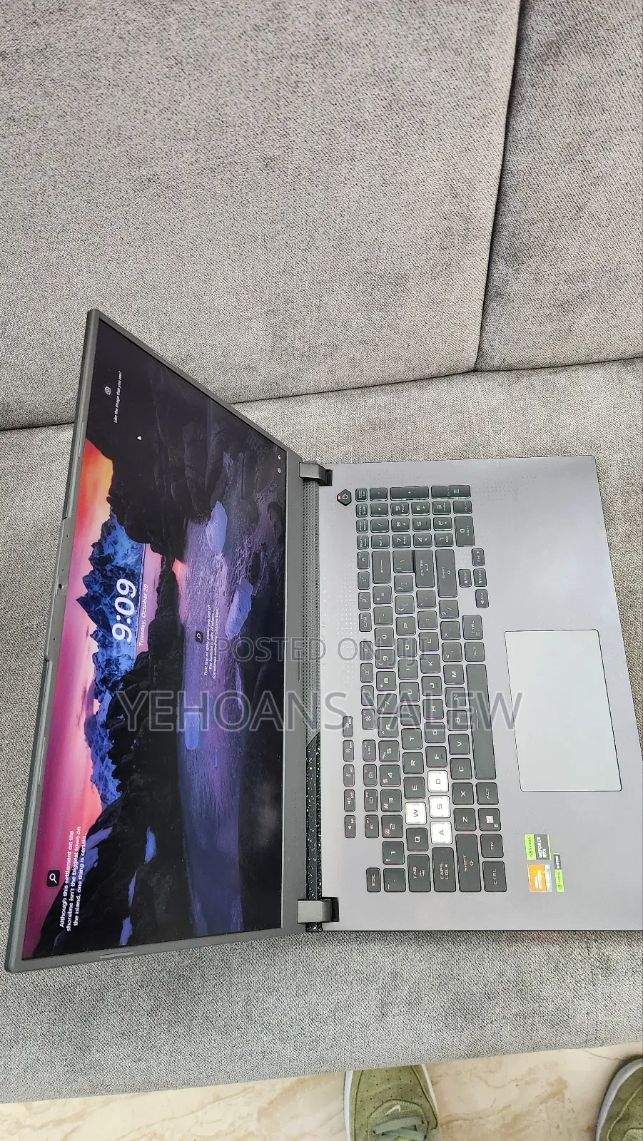New Laptop Asus ROG Strix G17 16GB AMD Ryzen 9 SSD 1T