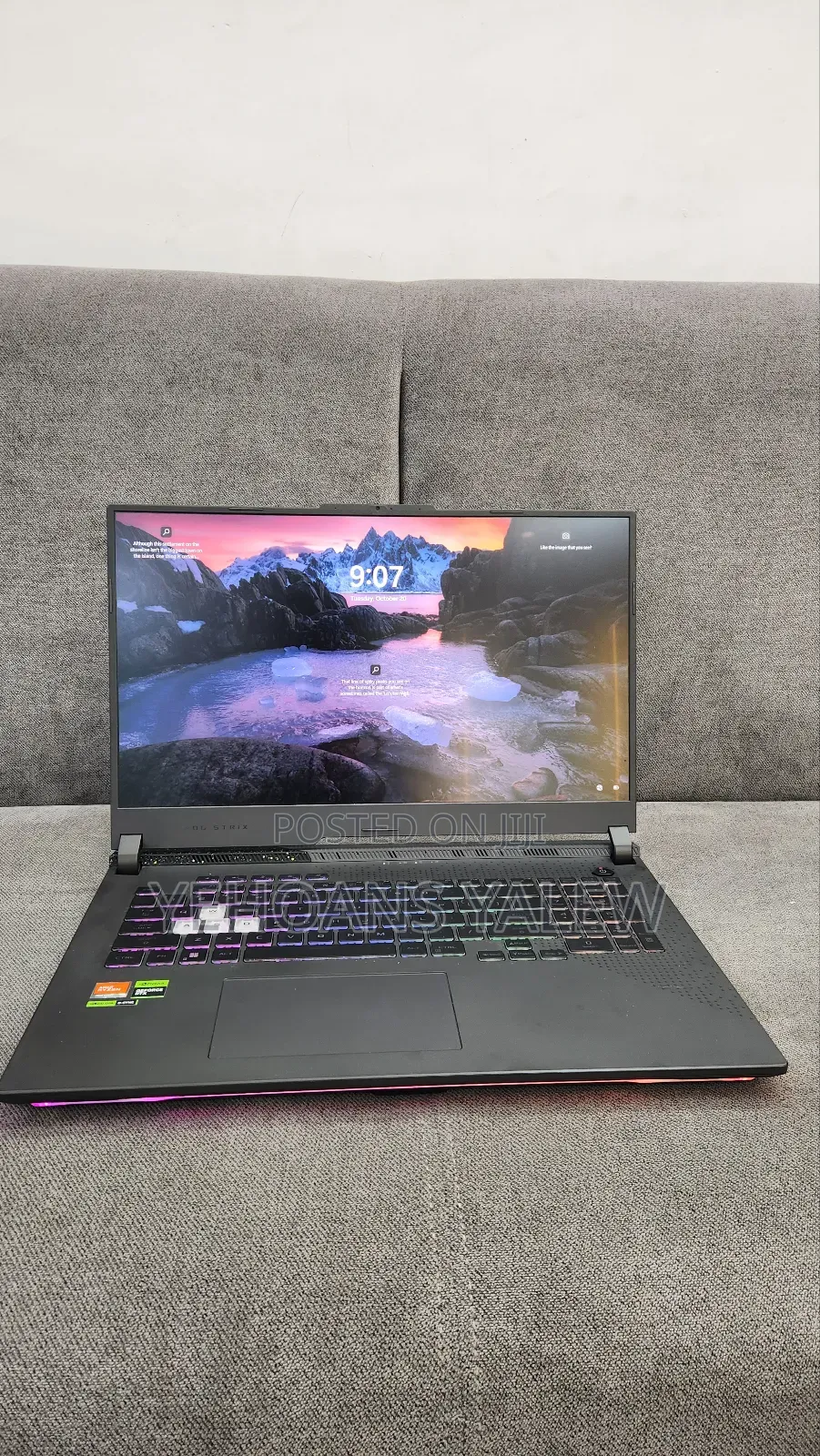 New Laptop Asus ROG Strix G17 16GB AMD Ryzen 9 SSD 1T