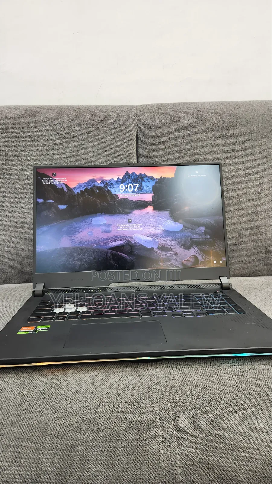 New Laptop Asus ROG Strix G17 16GB AMD Ryzen 9 SSD 1T