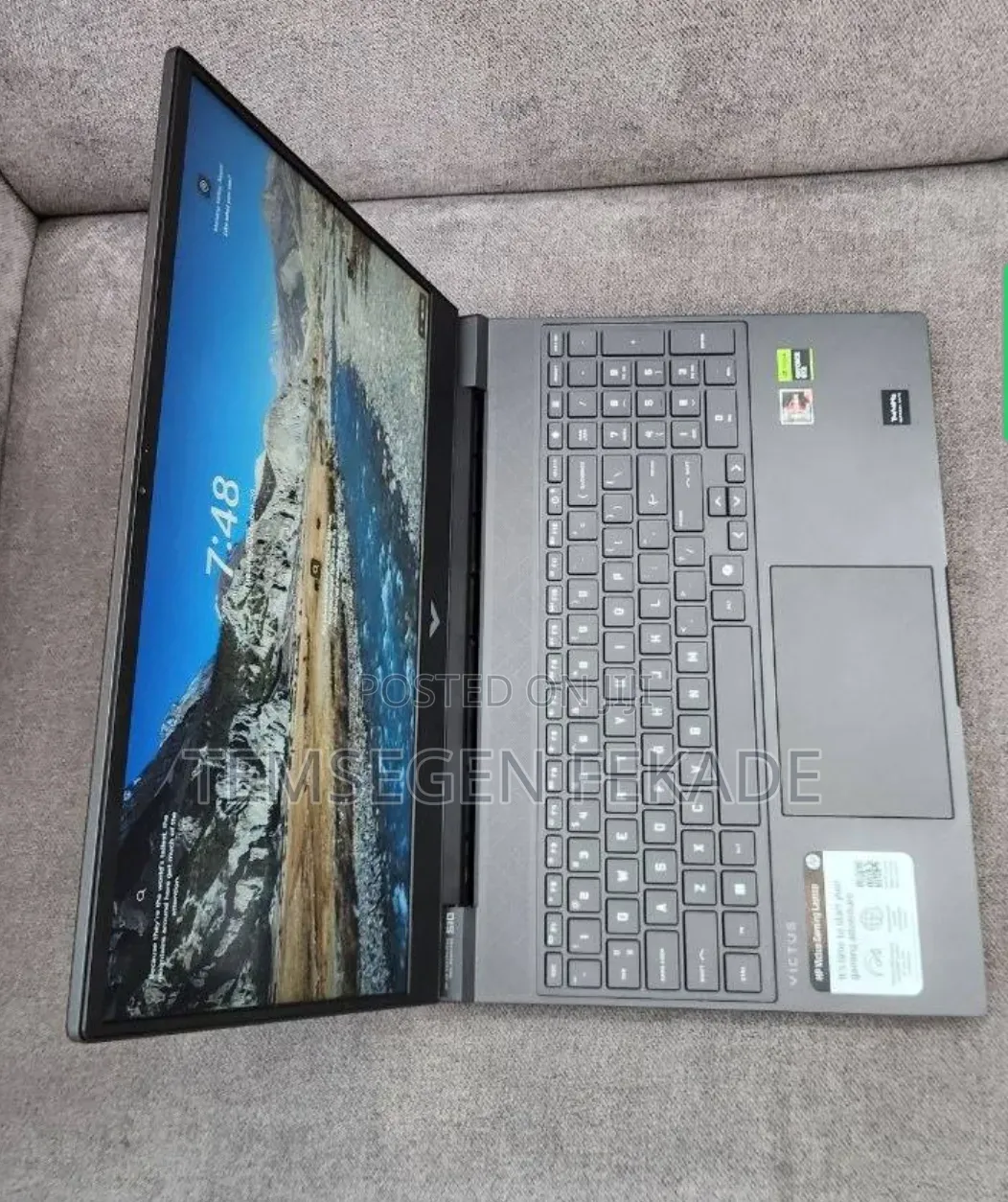 New Laptop HP Victus 16 16GB AMD Ryzen 7 SSD 1T