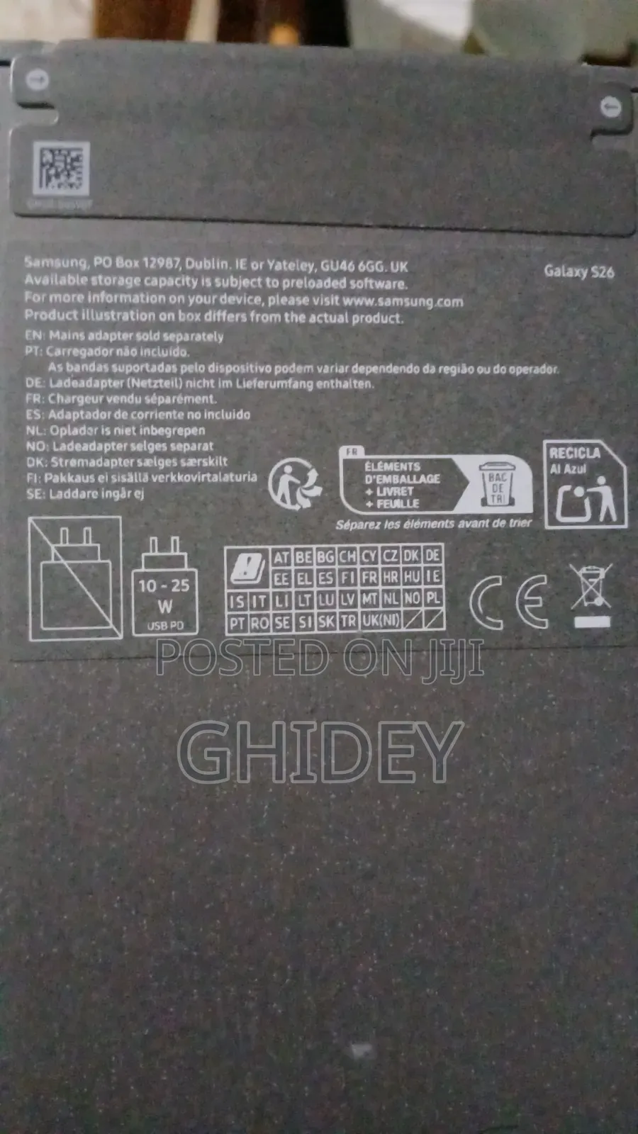New Samsung Galaxy s26 256 GB Black