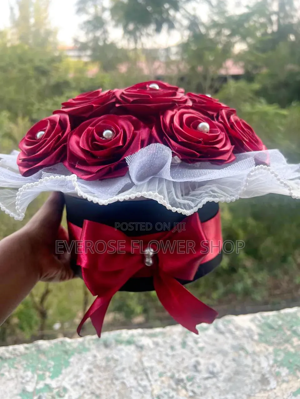 Elegant Ribbon Flower