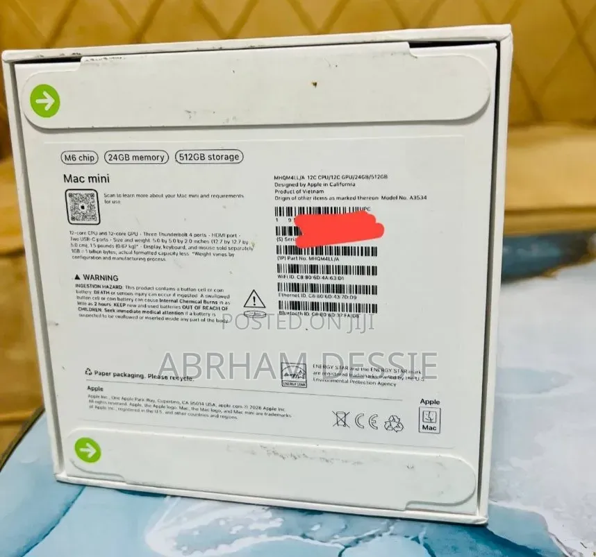 New Laptop Apple 24GB Apple M5 SSD 512GB
