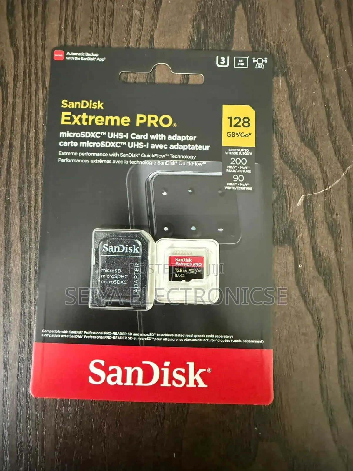 £ SanDisk Extreme PRO 128GB MicroSD Card Speed 200Mbps 4K UHD