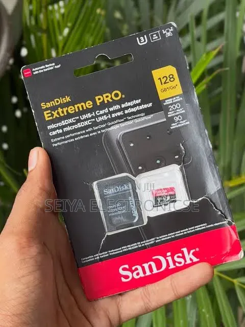 £ SanDisk Extreme PRO 128GB MicroSD Card Speed 200Mbps 4K UHD