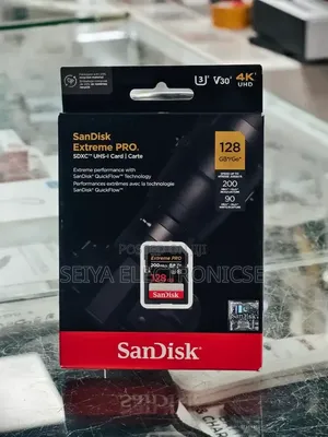 Sandisk Extreme PRO 128GB SDXC UHS-I Memory Card Speed 200mb/S