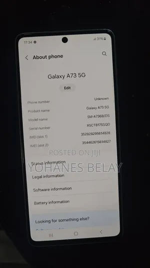 Samsung Galaxy A73 5G 128 GB White