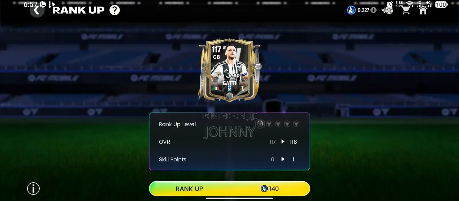 Ovr 125 , 9k Rankup Point Yalew Gerami Acc