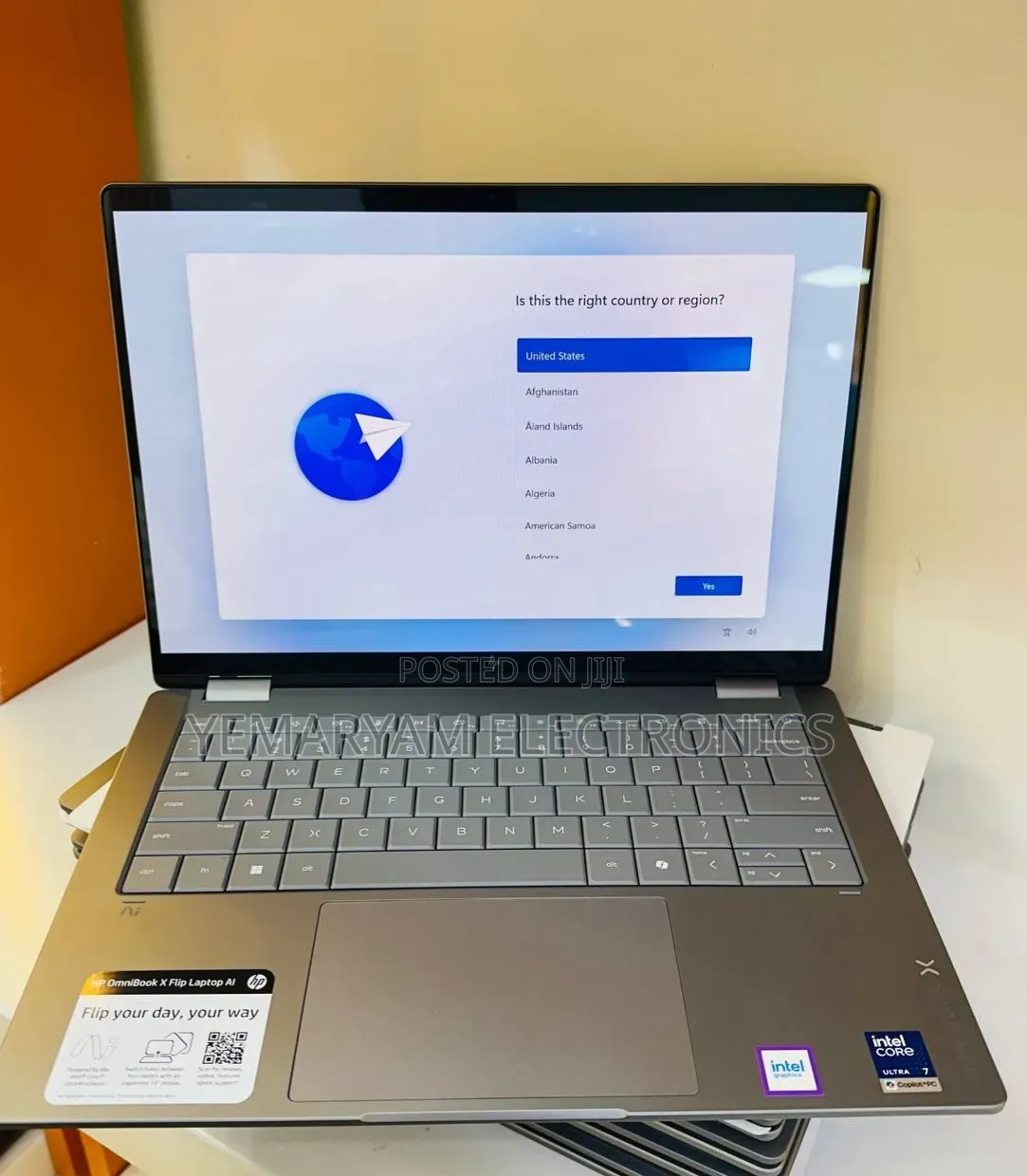 New Laptop HP OmniBook X Flip 14" 16GB Intel Core Ultra 7 SSD 1T