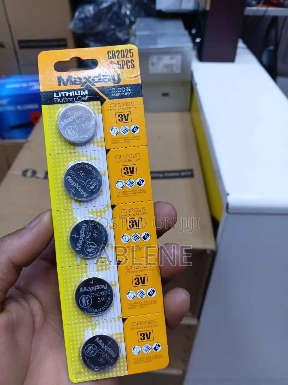 Maxday CR2025 3V Lithium 5pcs 1250