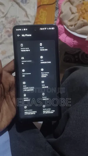 Tecno Pop 8 128 GB Black