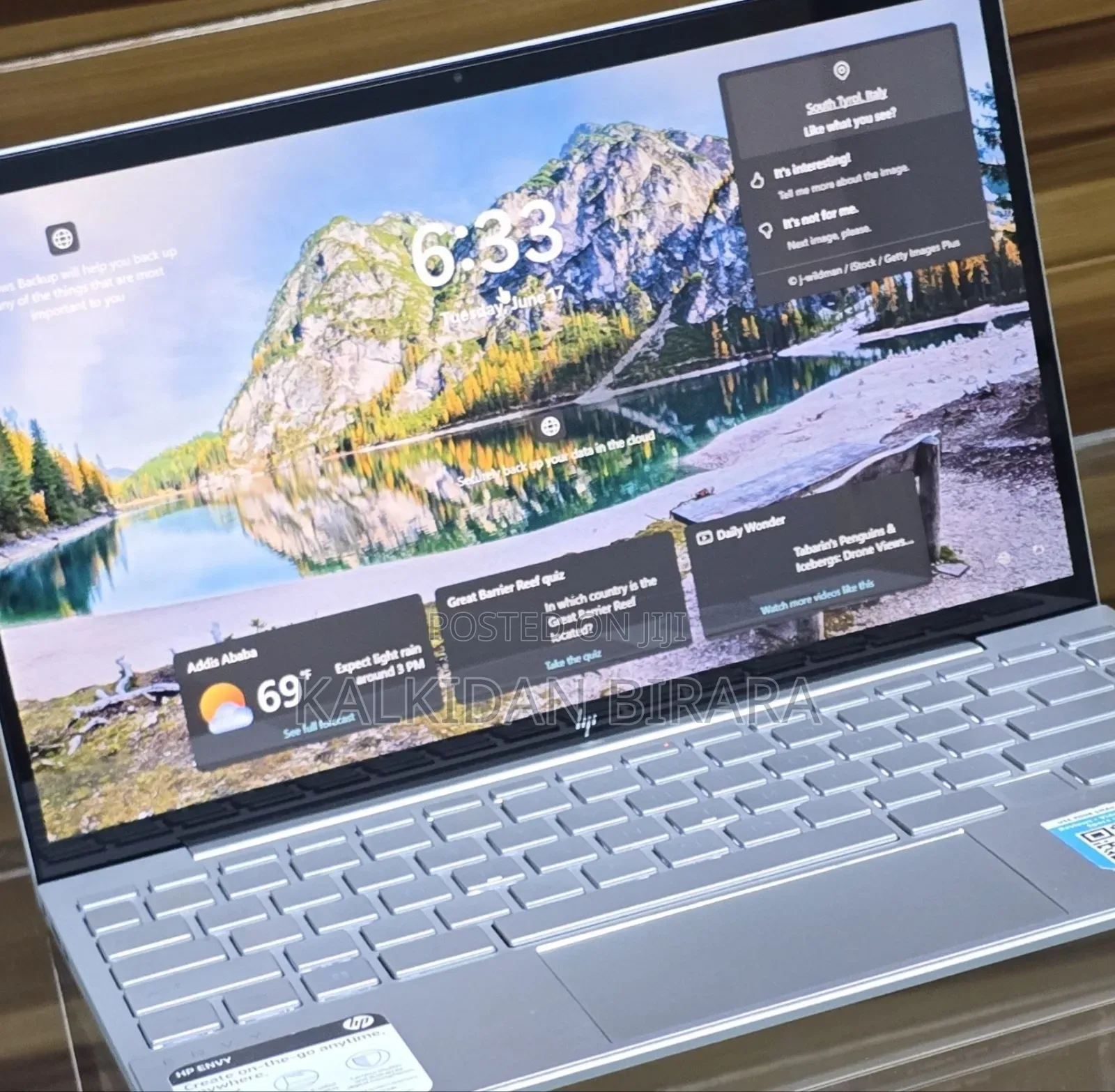 New Laptop HP Envy 13 8GB Intel Core i5 SSD 256GB