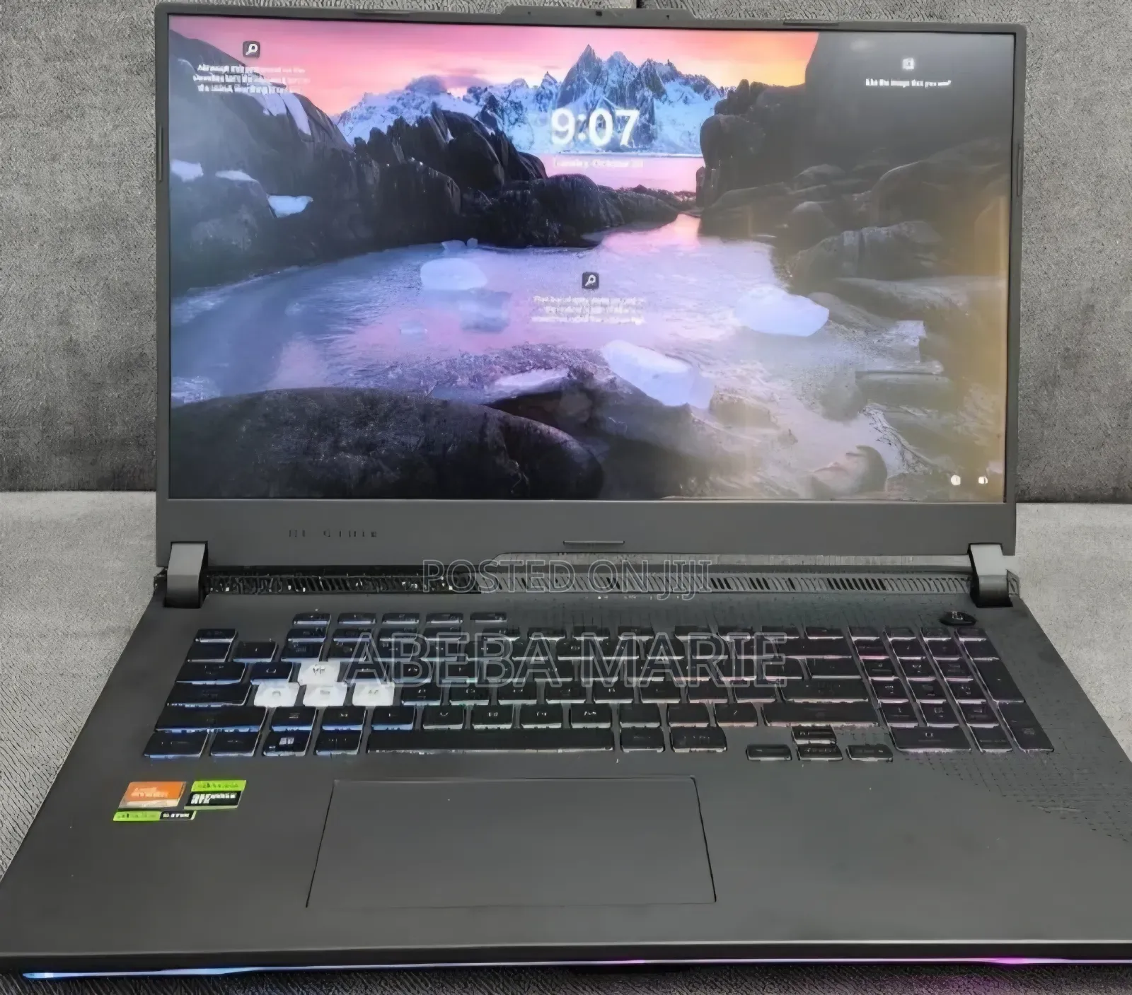 New Laptop Asus ROG Strix G17 16GB AMD Ryzen 9 SSD 1T