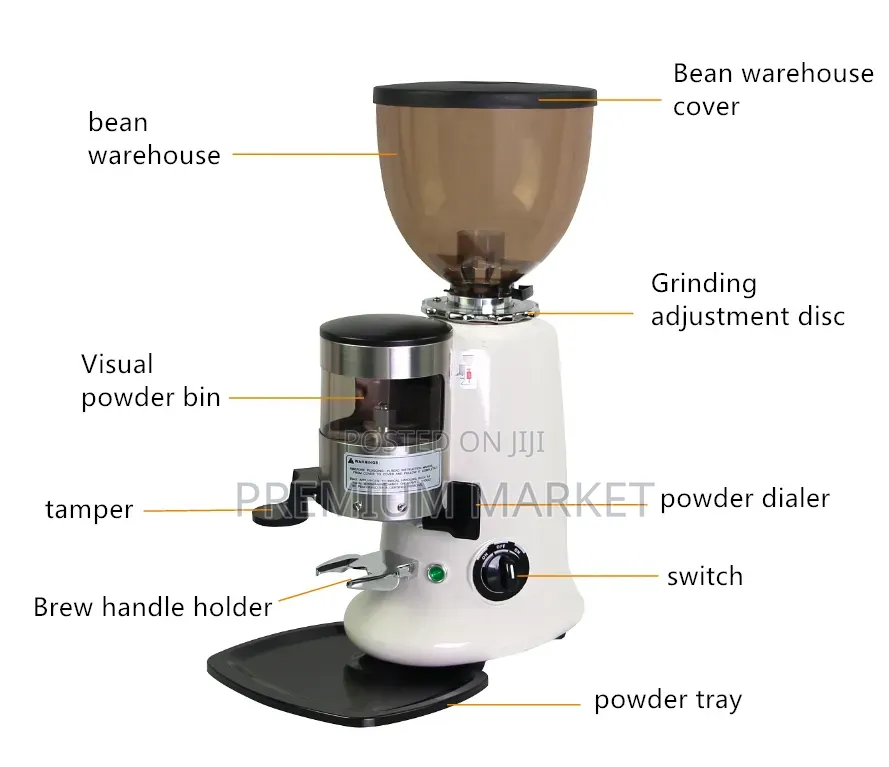 Commercial Coffee Grinder Professional-Grade የንግድ ቡና መፍጫ በጣም ዘመናዊ