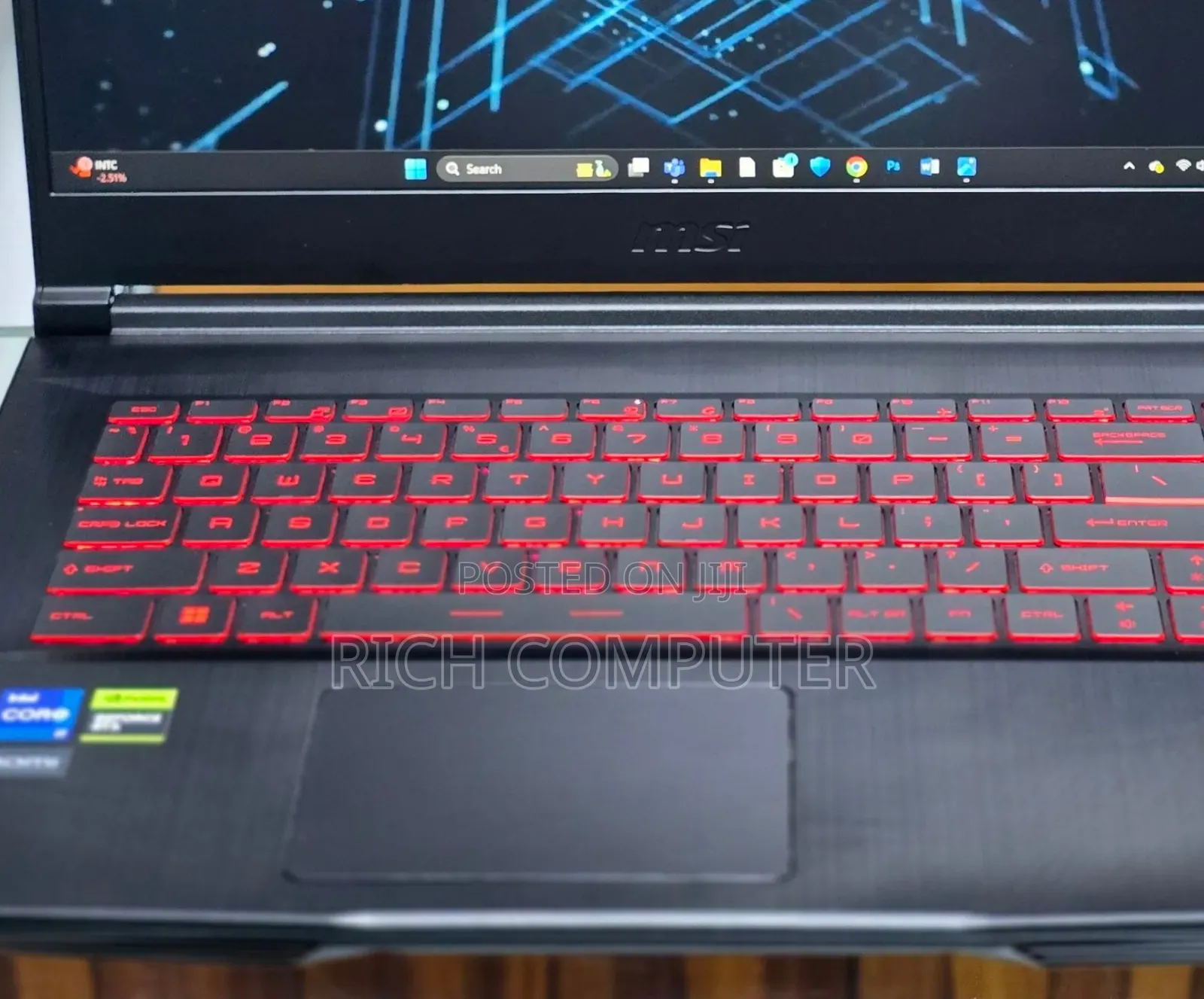 New Laptop MSI GF63 32GB Intel Core i7 SSD 1T