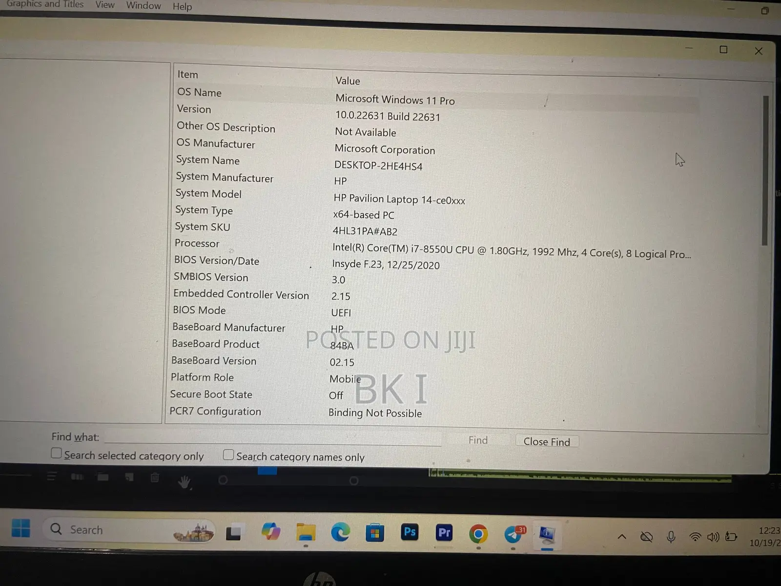 Laptop HP Pavilion 14 16GB Intel Core i7 SSD 512GB