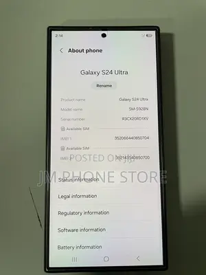 Samsung Galaxy S24 Ultra 256 GB Gold