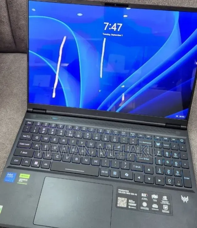 New Laptop Acer Predator Helios Neo 16 16GB Intel Core Ultra 9 SSD 1T