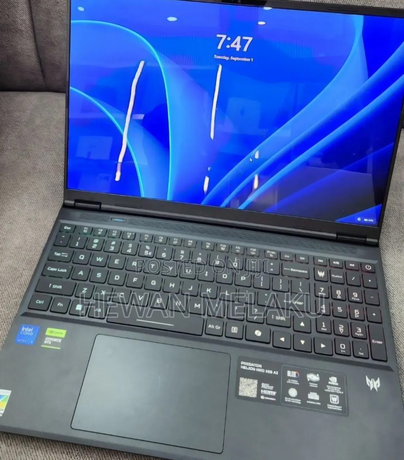 New Laptop Acer Predator Helios Neo 16 16GB Intel Core Ultra 9 SSD 1T