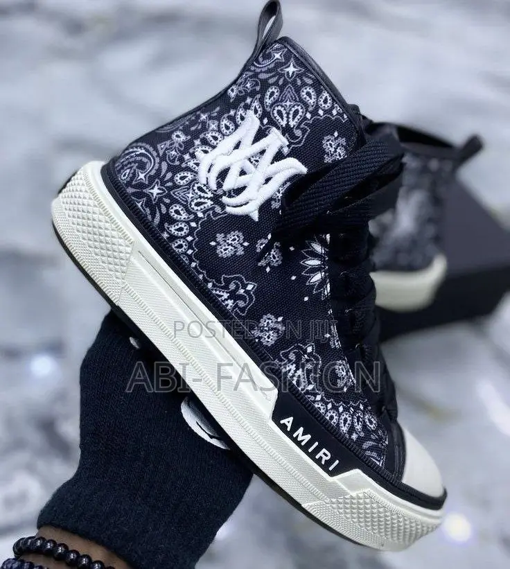 AMIRI Court Hi-Top – New Arrival (Sizes: 40, 41, 42, 43, 44)