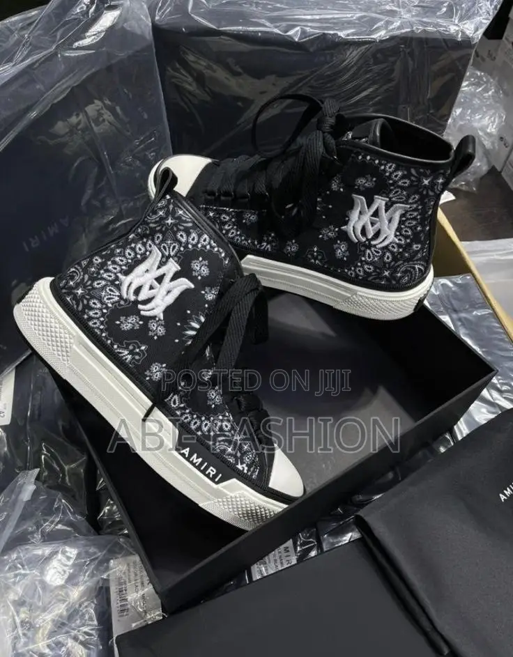 AMIRI Court Hi-Top – New Arrival (Sizes: 40, 41, 42, 43, 44)
