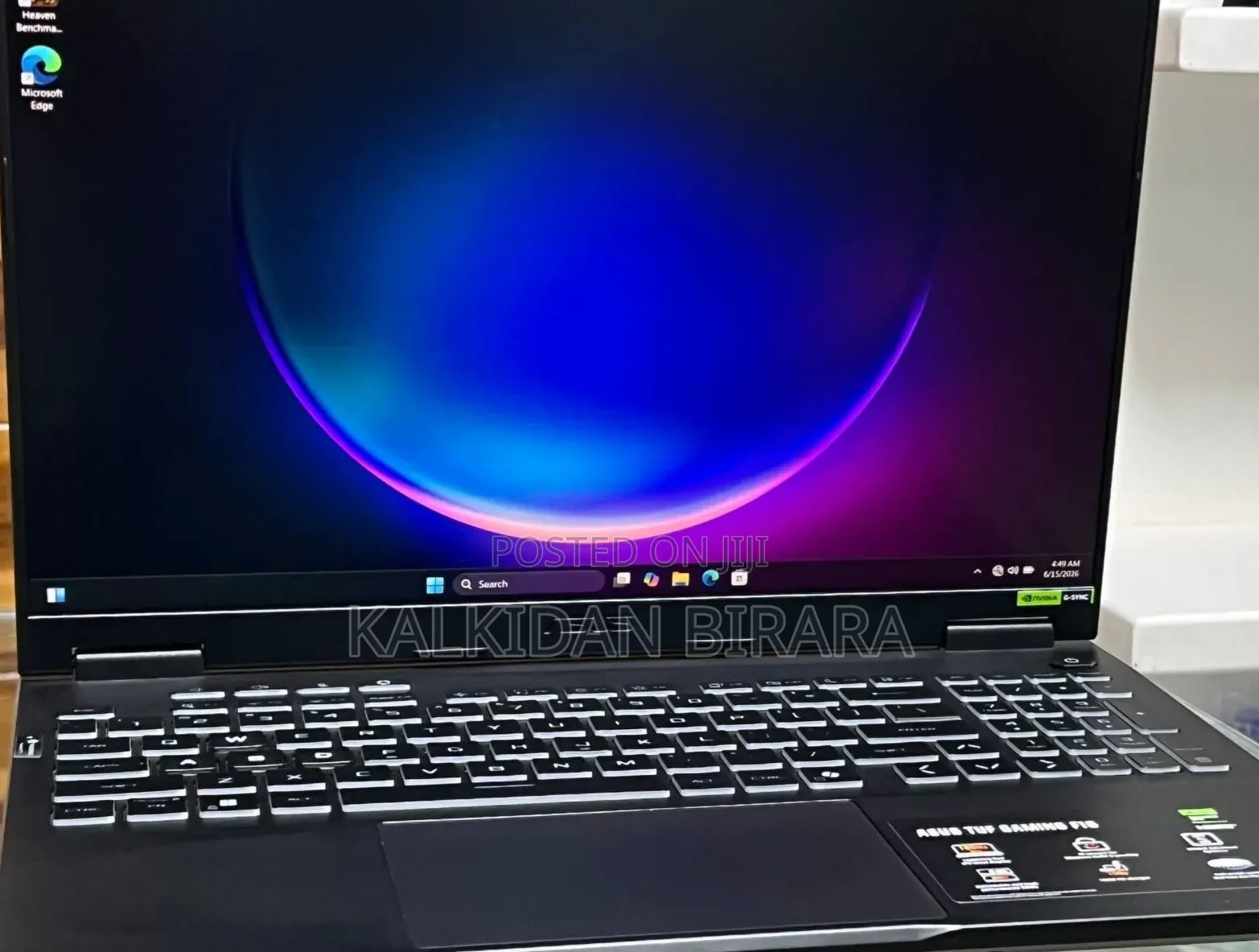 New Laptop Asus TUF Gaming F16 16GB Intel Core i7 SSD 1T
