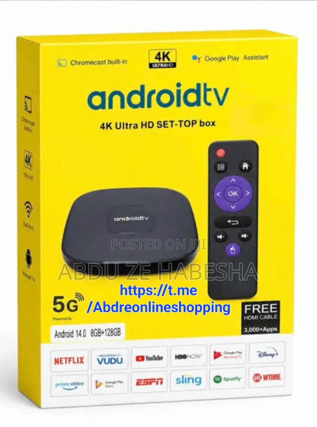 Androidtv 4k Ultra HD Set-Top Box