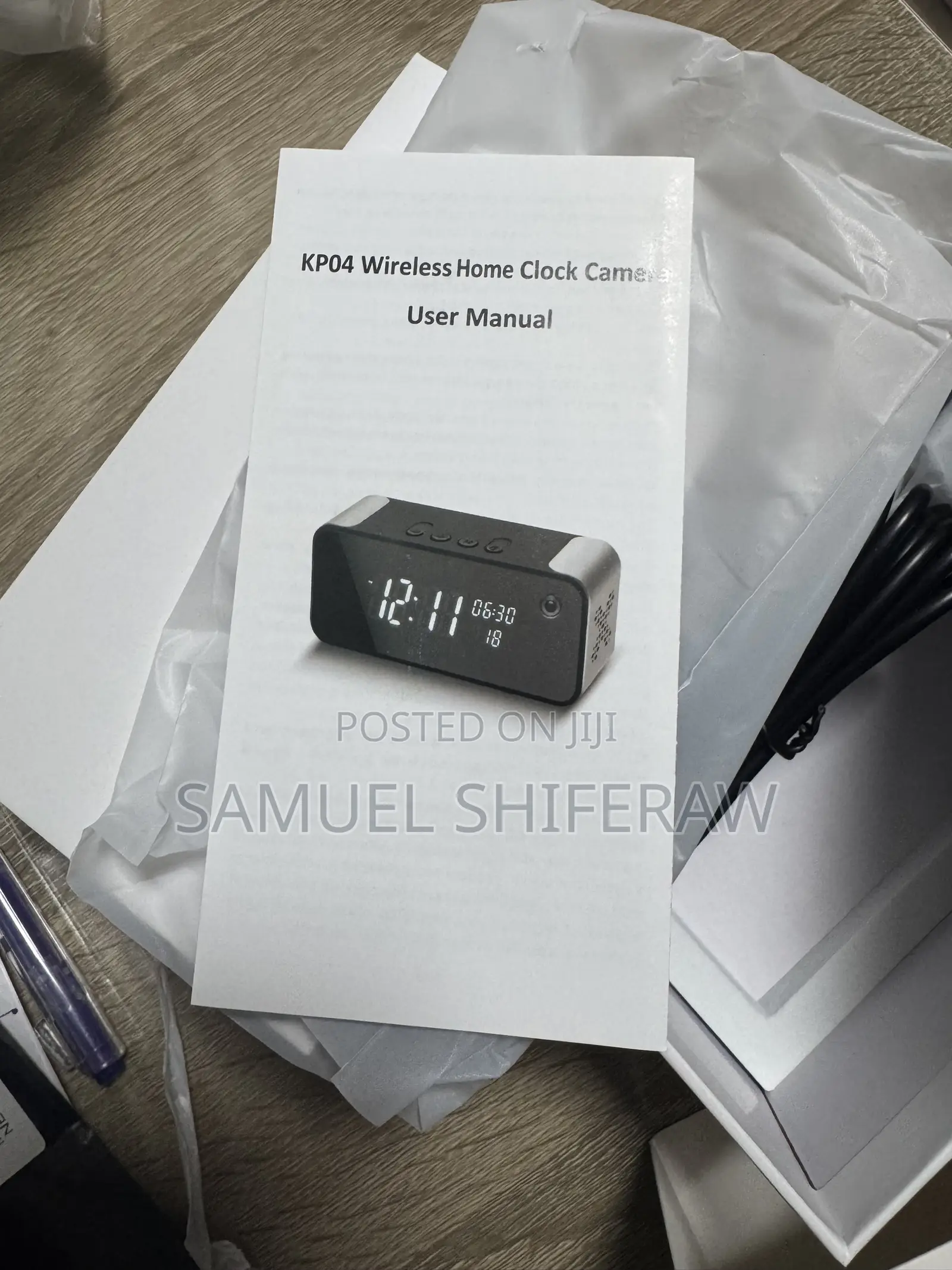 MEBAO /OzSpy KP04 Wireless Home Hidden Clock Camera
