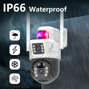Dual Lens Solar Security Camera
