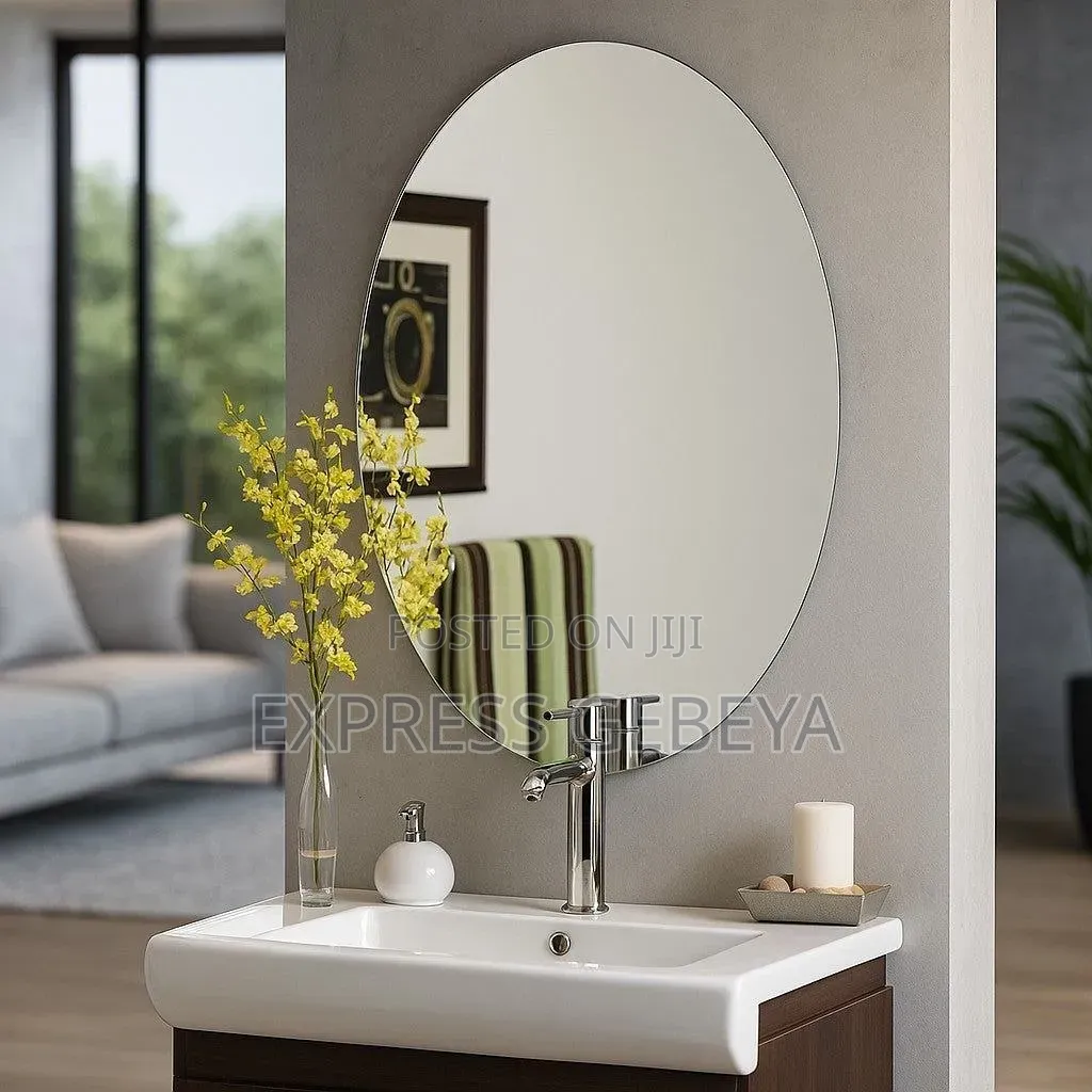 Self Adhesive Decorative Mirror Sticker በቀላሉ ግድግዳችን ላይ የሚለጠፍ መስታወት