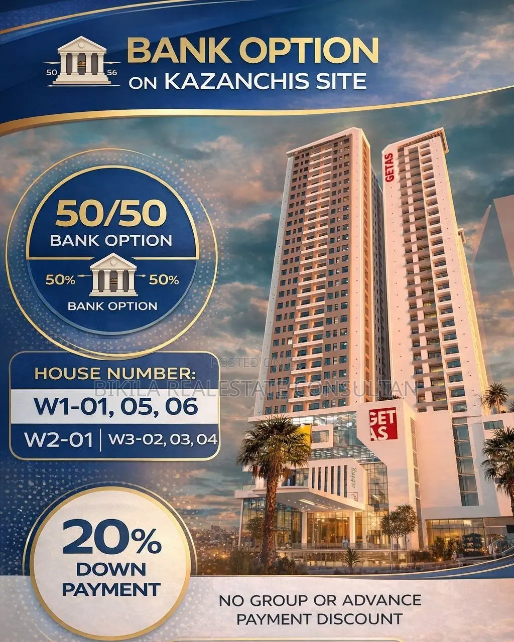 2bdrm Apartment in Getas Realestate, Addis Ketema for sale
