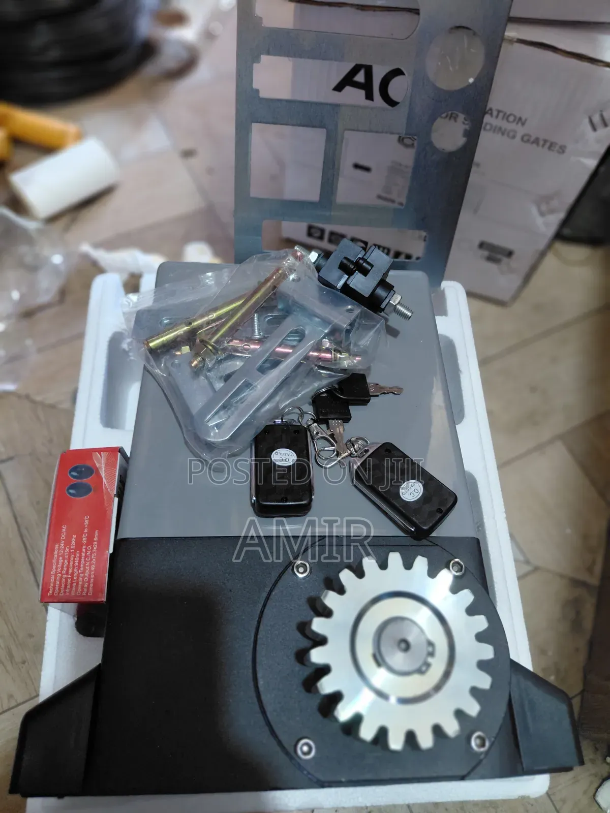 550W Automatic Sliding Gate Opener Heavy Duty Motor