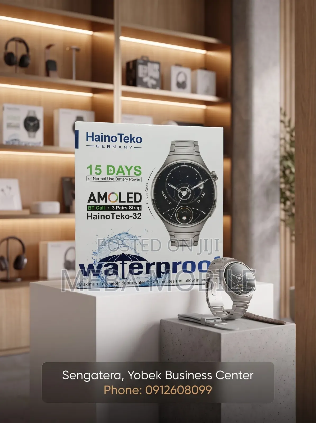 Haino Teko-32 Smartwatch With 3 Straps (Germany)