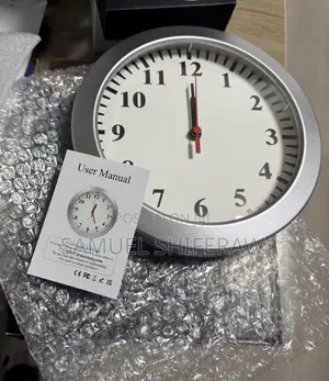 Wireless Hidden Camera Wall Clock Nanny Cam Spy Cameras No Audio