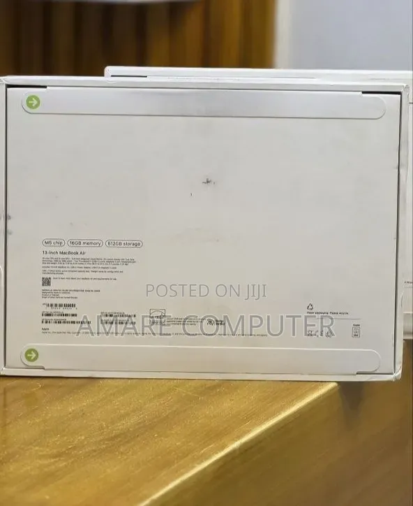 New Laptop Apple MacBook Air 2026 M5 16GB Apple M5 SSD 512GB