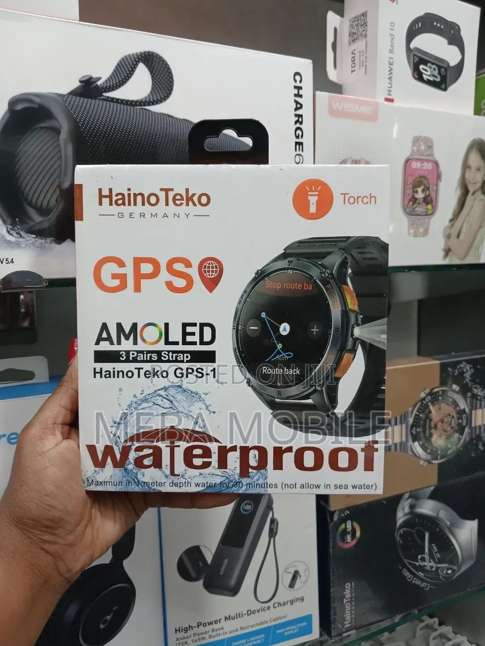 Haino Teko GPS-1 Smartwatch With 3 Straps (Germany)