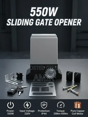 550W Automatic Sliding Gate Opener Heavy Duty Motor