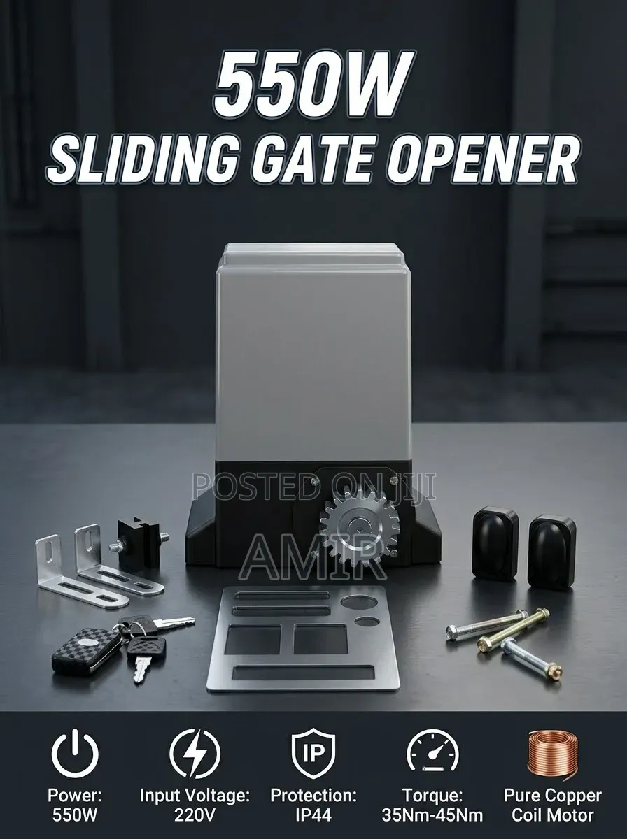 550W Automatic Sliding Gate Opener Heavy Duty Motor
