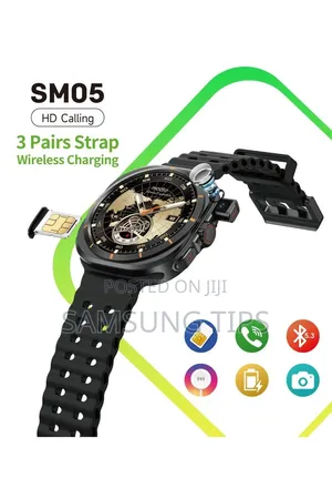 Smart Watch ( ሲም ሚቀበል, ካሜራ ያለው )
