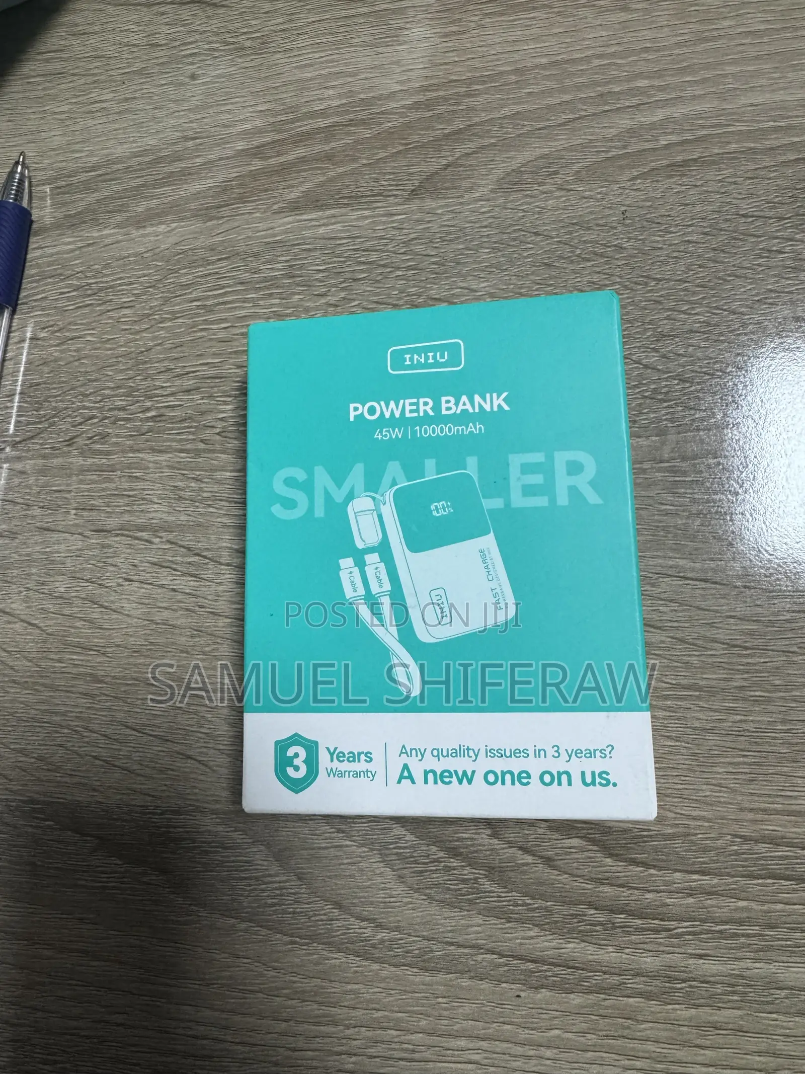 INIU Mini Portable Charger, Small10000mAh 45W Fast Charging Power Bank