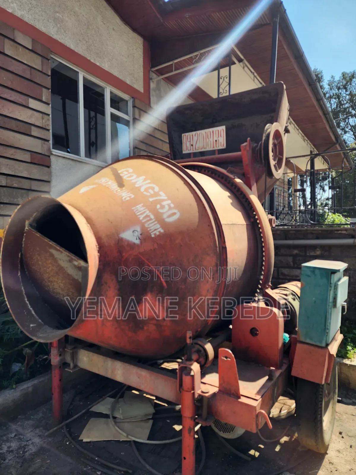 Concrete Mixer 750L