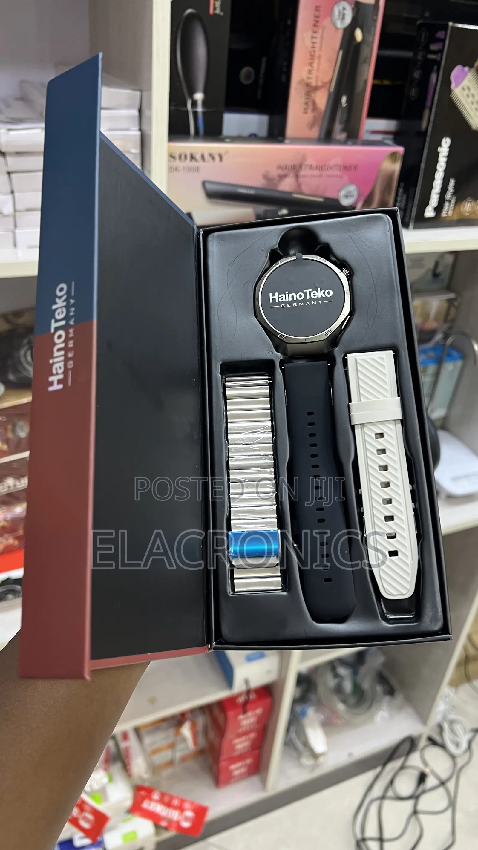 HainoTeko GT5 Pro Smartwatch With 3 Straps