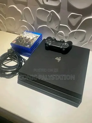 Iconic PS4 Pro Fc27 Pes and Other Game Installed