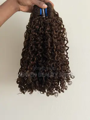 Human Hair - Pixie Coffee Brown 18 Inch Super Double Drawn